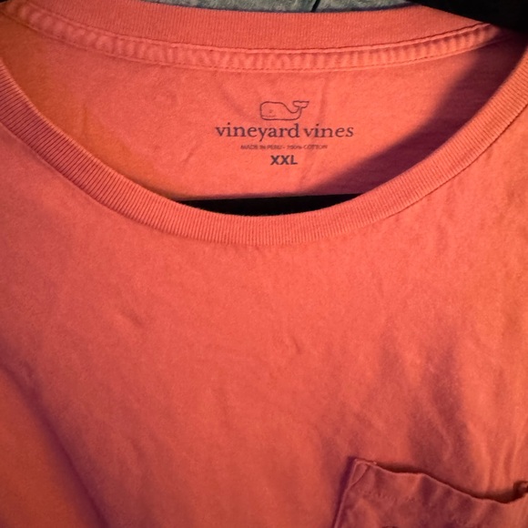 Vineyard Vines Coral Long Sleeve Tee - Picture 2 of 4